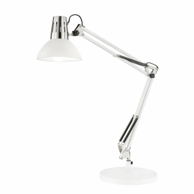 Luminaires Fischer & Honsel Lampes À Poser|Lampe de table Fischer-Honsel Pit Blanc, 1 lumière