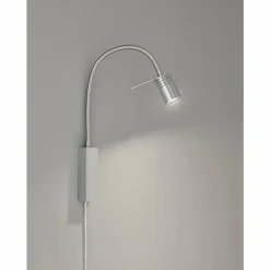 Luminaires Fischer & Honsel Éclairage Led|Lampe de table Fischer-Honsel River LED Nickel mat, 1 lumière