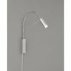 Luminaires Fischer & Honsel Éclairage Led|Lampe de table Fischer-Honsel River LED Nickel mat, 1 lumière