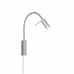 Luminaires Fischer & Honsel Éclairage Led|Lampe de table Fischer-Honsel River LED Nickel mat, 1 lumière