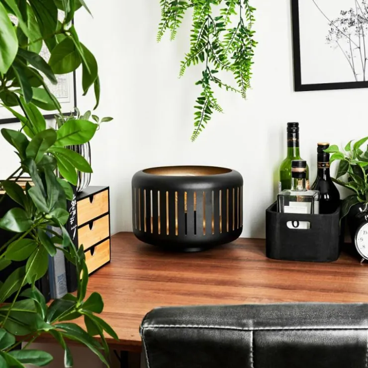 hofstein Lampes À Poser|Lampe de table Fournie Noir, 1 lumière
