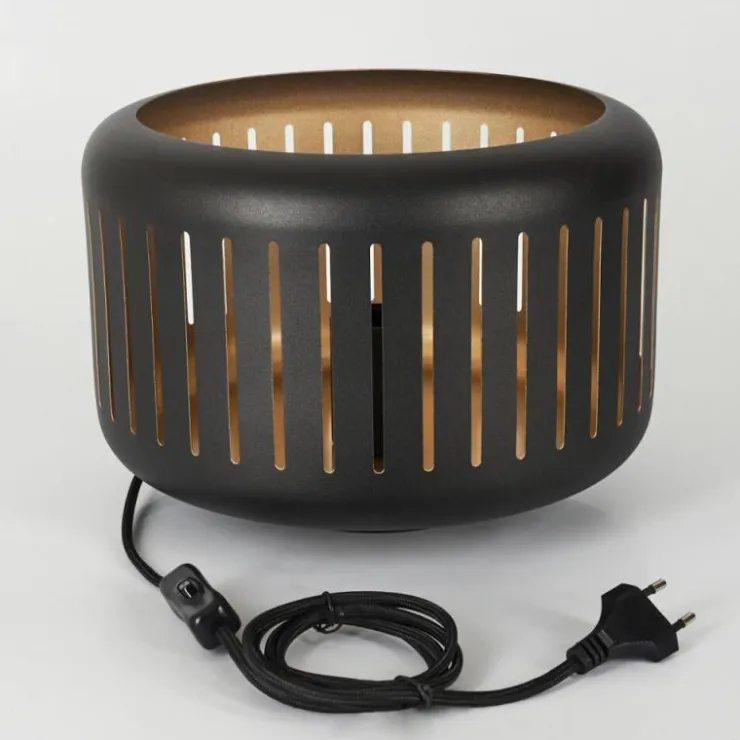 hofstein Lampes À Poser|Lampe de table Fournie Noir, 1 lumière