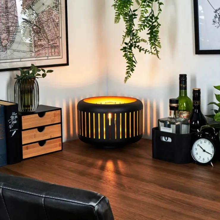 hofstein Lampes À Poser|Lampe de table Fournie Noir, 1 lumière
