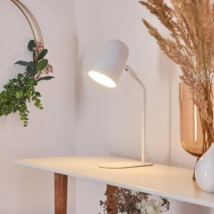 hofstein Lampes À Poser|Lampe de table Gilsbro Blanc, 1 lumière