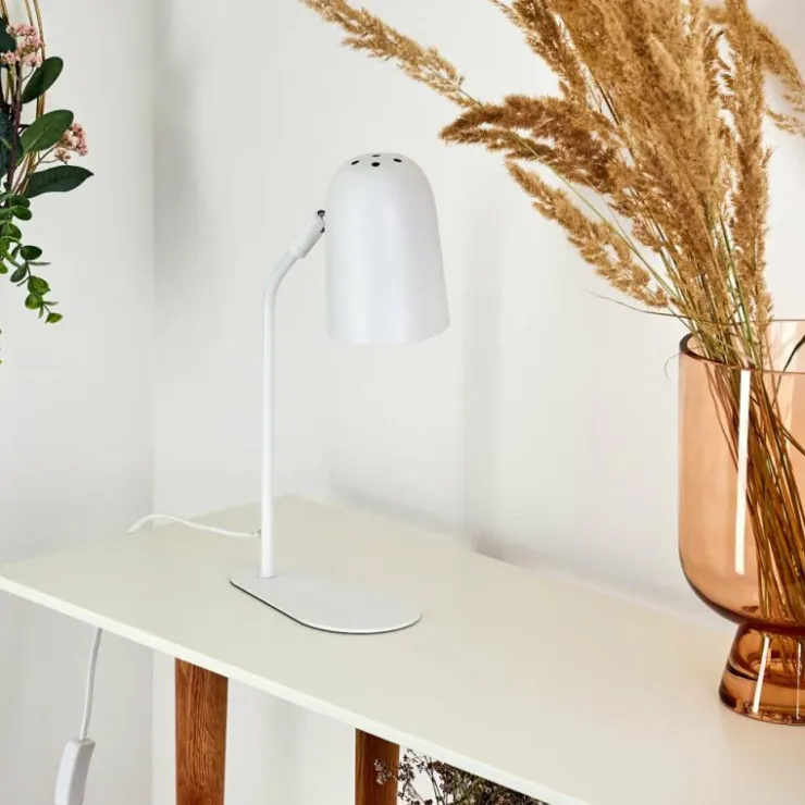 hofstein Lampes À Poser|Lampe de table Gilsbro Blanc, 1 lumière