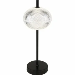 Luminaires Globo Lighting Éclairage Led|Lampe de table Globo AIDA LED Noir, 1 lumière