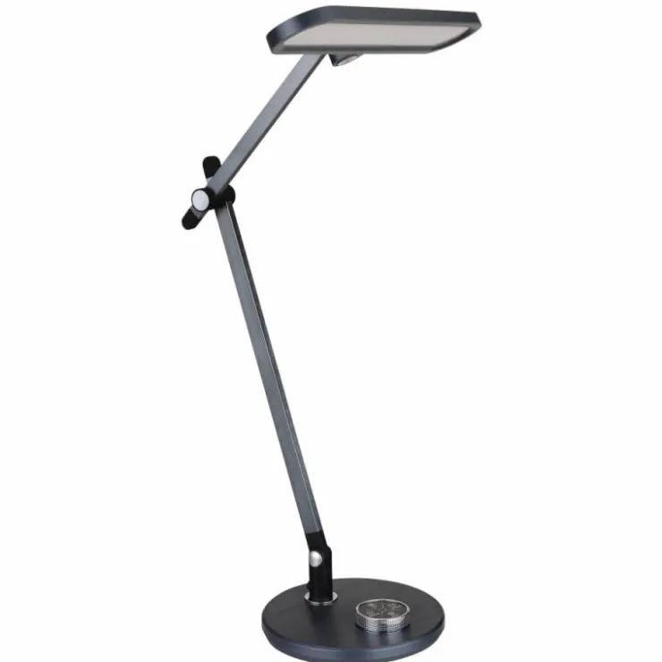 Luminaires Globo Lighting Éclairage Led|Lampe de table Globo BERLETTA LED Gris, Blanc, 1 lumière