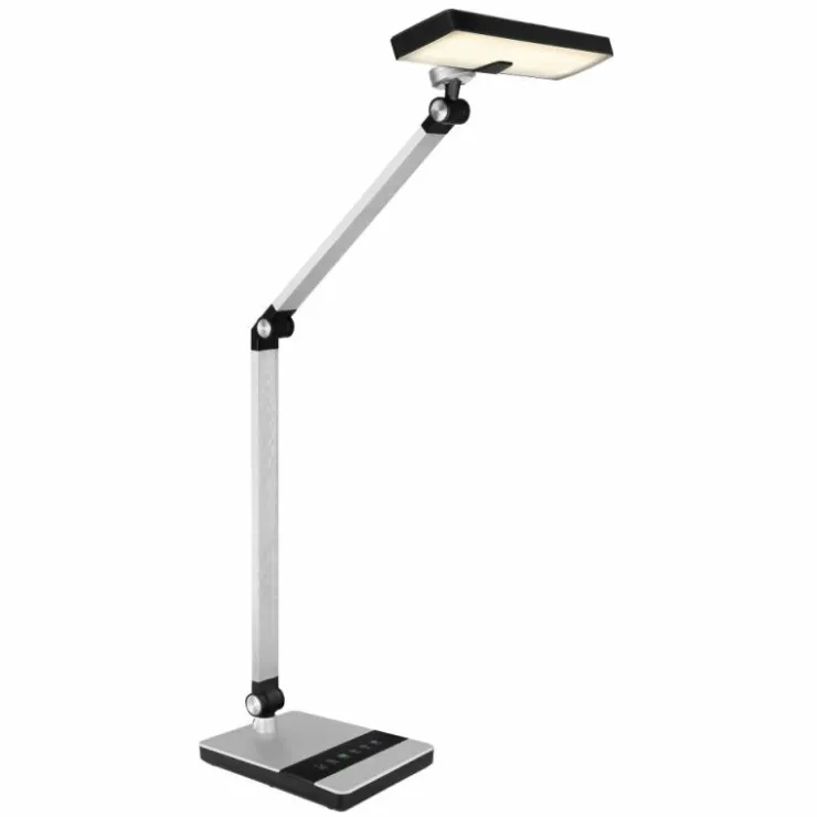 Luminaires Globo Lighting Éclairage Led|Lampe de table Globo DALLY LED Aluminium, Noir, 1 lumière