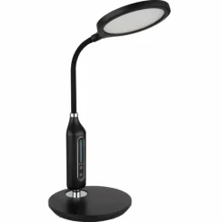 Luminaires Globo Lighting Éclairage Led|Lampe de table Globo FRUGGY LED Chrome, Noir, 1 lumière