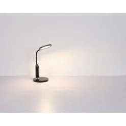Luminaires Globo Lighting Éclairage Led|Lampe de table Globo FRUGGY LED Chrome, Noir, 1 lumière