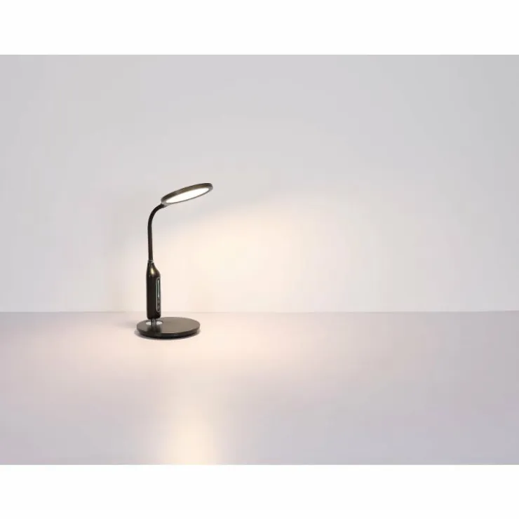Luminaires Globo Lighting Éclairage Led|Lampe de table Globo FRUGGY LED Chrome, Noir, 1 lumière
