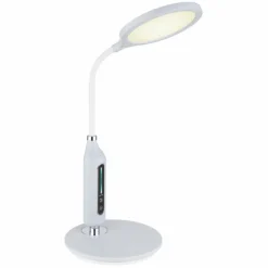 Luminaires Globo Lighting Éclairage Led|Lampe de table Globo FRUGGY LED Chrome, Gris, 1 lumière