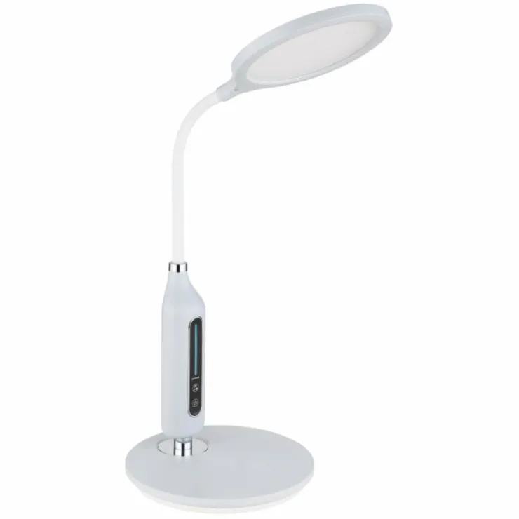 Luminaires Globo Lighting Éclairage Led|Lampe de table Globo FRUGGY LED Chrome, Gris, 1 lumière