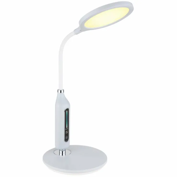Luminaires Globo Lighting Éclairage Led|Lampe de table Globo FRUGGY LED Chrome, Gris, 1 lumière