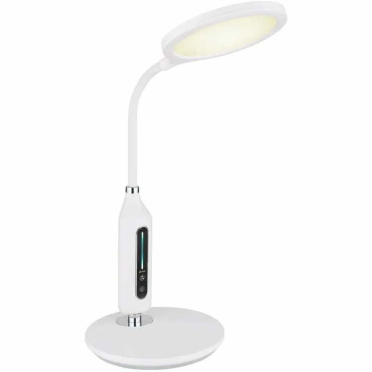 Luminaires Globo Lighting Éclairage Led|Lampe de table Globo FRUGGY LED Chrome, Blanc, 1 lumière