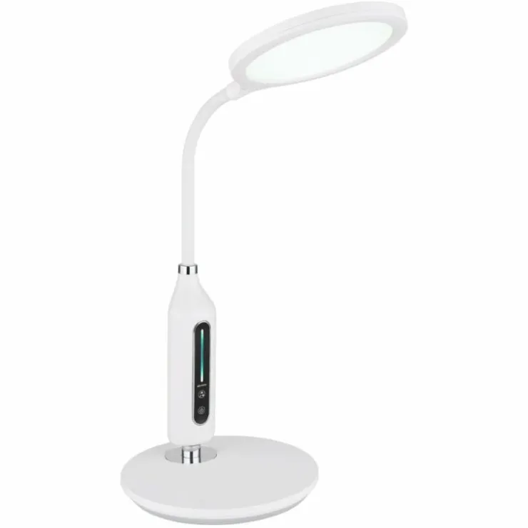 Luminaires Globo Lighting Éclairage Led|Lampe de table Globo FRUGGY LED Chrome, Blanc, 1 lumière