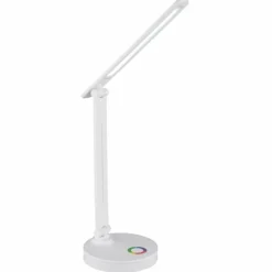 Luminaires Globo Lighting Lampes À Poser|Lampe de table Globo GERALDO LED Blanc, 1 lumière, Changeur de couleurs