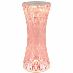 Luminaires Globo Lighting Lampes À Poser|Lampe de table Globo GIXI LED Argenté, Transparent, 1 lumière, Changeur de couleurs