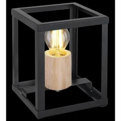 Luminaires Globo Lighting Lampes À Poser|Lampe de table Globo HAGAR Noir, 1 lumière