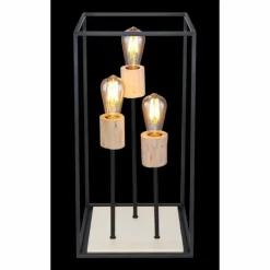 Luminaires Globo Lighting Lampes À Poser|Lampe de table Globo HAGAR Noir, 3 lumières