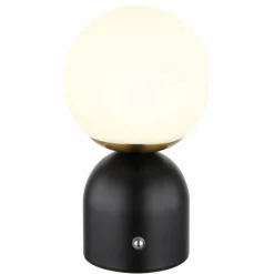 Luminaires Globo Lighting Éclairage Led|Lampe de table Globo JULSY LED Noir, 1 lumière