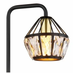 Luminaires Globo Lighting Lampes À Poser|Lampe de table Globo LOIS Laiton, Noir, 1 lumière
