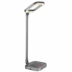 Luminaires Globo Lighting Éclairage Led|Lampe de table Globo MONACO LED Gris, Blanc, 1 lumière, Changeur de couleurs