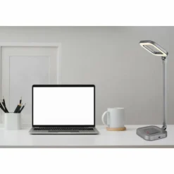 Luminaires Globo Lighting Éclairage Led|Lampe de table Globo MONACO LED Gris, Blanc, 1 lumière, Changeur de couleurs