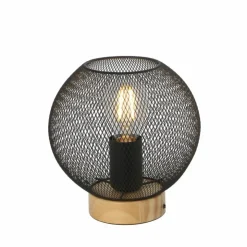Luminaires Globo Lighting Lampes À Poser|Lampe de table Globo PABLO Noir, 1 lumière