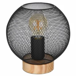 Luminaires Globo Lighting Lampes À Poser|Lampe de table Globo PABLO Noir, 1 lumière
