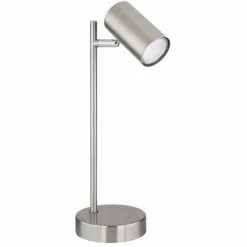 Luminaires Globo Lighting Lampes À Poser|Lampe de table Globo ROBBY Nickel mat, 1 lumière