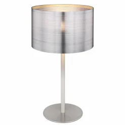 Luminaires Globo Lighting Lampes À Poser|Lampe de table Globo SINNI Argenté, 1 lumière