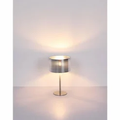 Luminaires Globo Lighting Lampes À Poser|Lampe de table Globo SINNI Argenté, 1 lumière