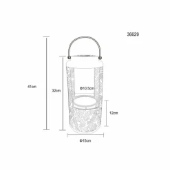 Lampe de table Globo SOLAR LED Noir, 1 lumière