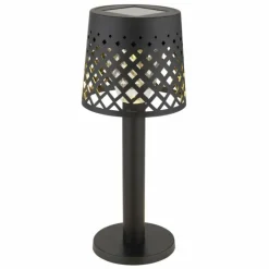 Lampe de table Globo SOLAR LED Noir, Transparent, 1 lumière