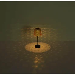 Lampe de table Globo SOLAR LED Ambre, Noir, 1 lumière