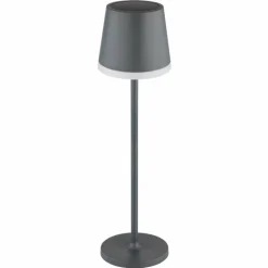 Lampe de table Globo SOLAR LED Anthracite, Blanc, 1 lumière