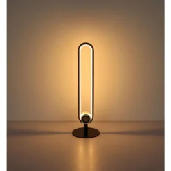 Luminaires Globo Lighting Éclairage Led|Lampe de table Globo TOPPOLE LED Noir, 1 lumière