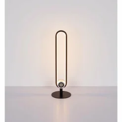 Luminaires Globo Lighting Éclairage Led|Lampe de table Globo TOPPOLE LED Noir, 1 lumière