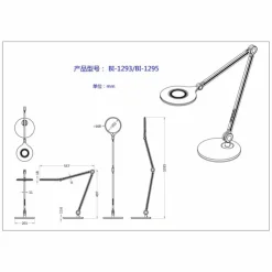 Luminaires Globo Lighting Lampes À Poser|Lampe de table Globo URIAS LED Argenté, 1 lumière