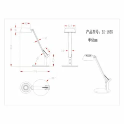 Luminaires Globo Lighting Lampes À Poser|Lampe de table Globo URSINO LED Noir, 1 lumière
