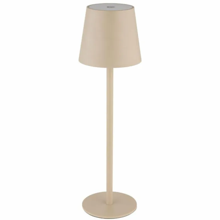 Lampe de table Globo VANNIE LED Sable, Blanc, 1 lumière