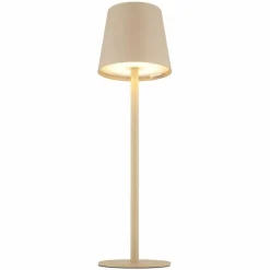 Lampe de table Globo VANNIE LED Sable, Blanc, 1 lumière