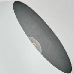 hofstein Lampes À Poser|Lampe de table Hajo Argenté, Blanc, 1 lumière