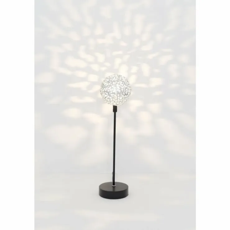 Luminaires Holländer Lampes À Poser|Lampe de table Holländer CAPPUCINO Noir, Argenté, 1 lumière