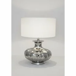 Luminaires Holländer Lampes À Poser|Lampe de table Holländer DAMASCO Argenté, 1 lumière