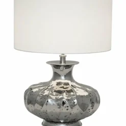 Luminaires Holländer Lampes À Poser|Lampe de table Holländer DAMASCO Argenté, 1 lumière