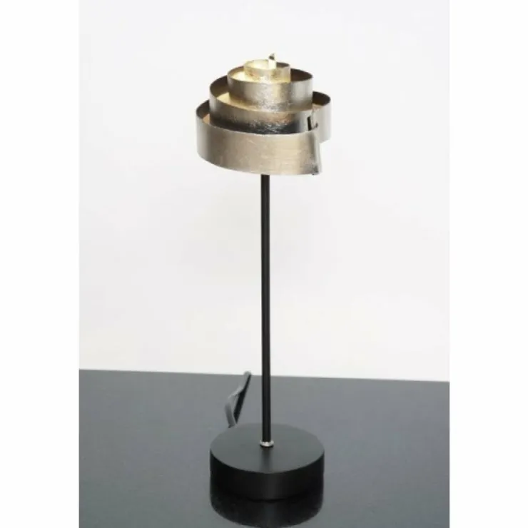 Luminaires Holländer Lampes À Poser|Lampe de table Holländer PICCOLA BANDEROLE Noir, Argenté, 1 lumière