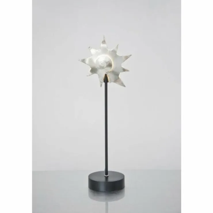 Luminaires Holländer Lampes À Poser|Lampe de table Holländer PICCOLA LUMACHE Noir, Argenté, 1 lumière