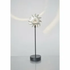 Luminaires Holländer Lampes À Poser|Lampe de table Holländer PICCOLA SOLE Noir, Argenté, 1 lumière